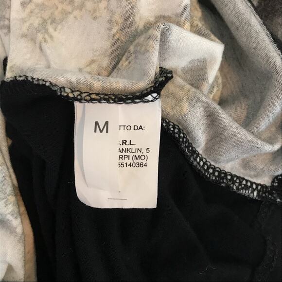 Gisella M by Gil Italian Black & Grey Tee - Picture 5 of 5